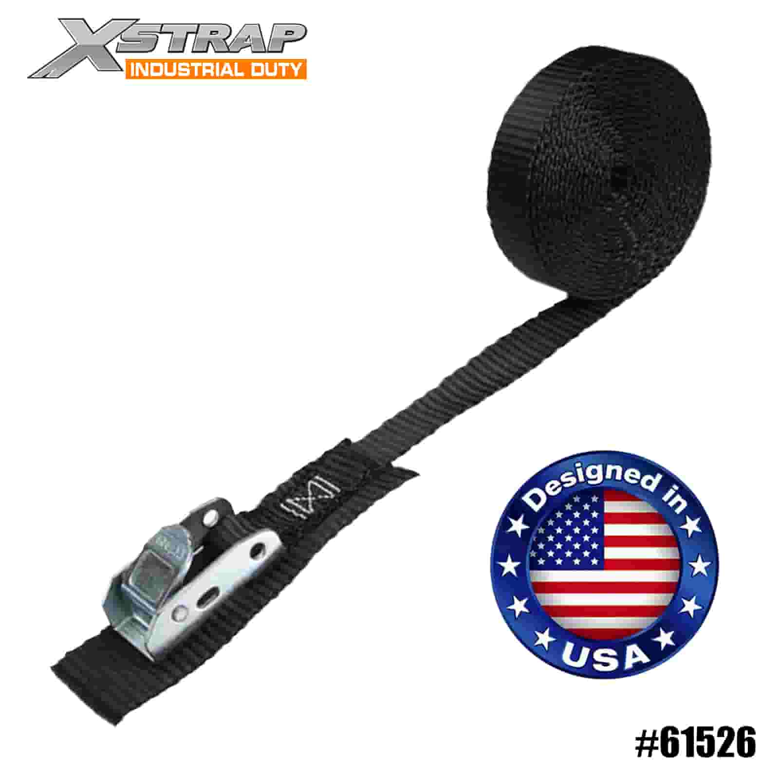Xstrap 61526 1 Zoll x 6 Fuß endloser Nockengurt mit Verschleißpolster, Tragfähigkeit 400 Pfund