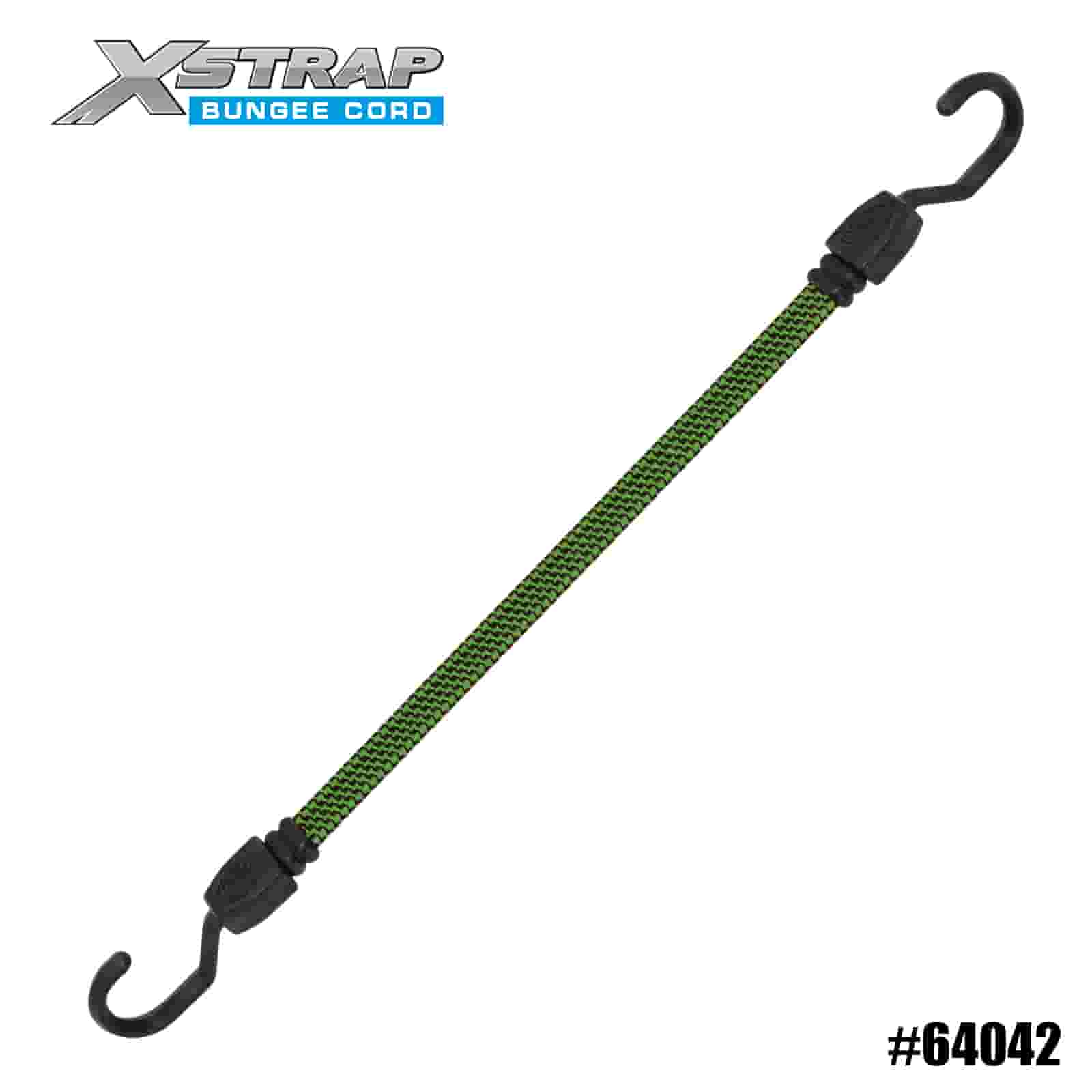 Xstrap 64042 2er-Pack flache Bungee-Seile, 18 mm x 36 Zoll, Tragfähigkeit 132–165 lbs